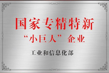 國家專精特新“小巨人”企業(yè)